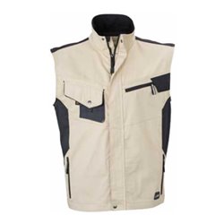 Daiber-JN 822 Workwear Weste stone/black