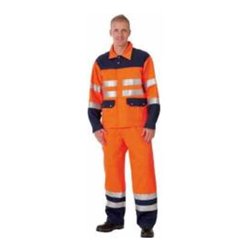 Wastex Warnjacke Mischgewebe orange/marine