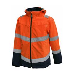 Dassy Softshelljacke Malaga orange/marine