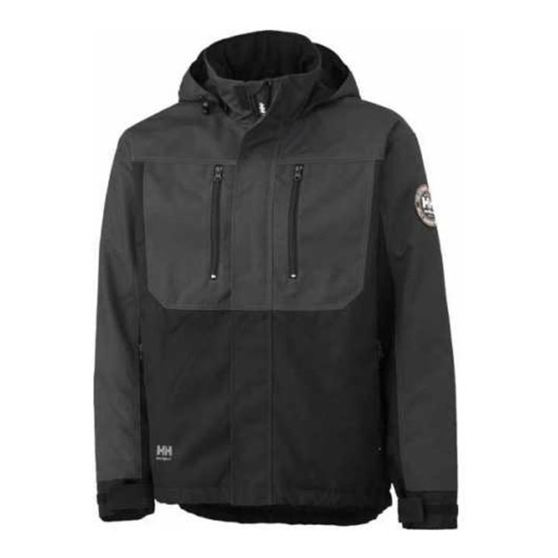 Winterjacke BERG JACKET grau/schwarz