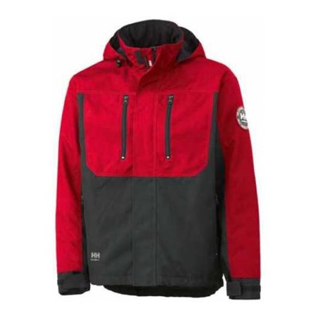 Winterjacke BERG JACKET rot/schwarz