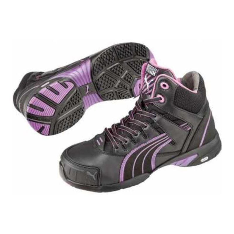 Puma Damen-Sicherheitsstiefel 630600, S3 schwarz/lila