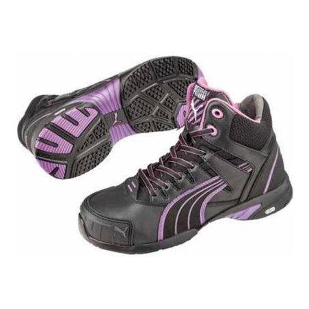 Puma Damen-Sicherheitsstiefel 630600, S3 schwarz/lila
