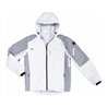 Soft-Shell Winterjacke white-grey