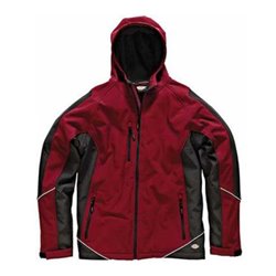 Dickies Softshelljacke Industry rot/schwarz