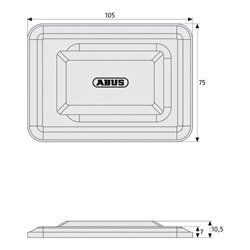 ABUS Gitterrostsicherung GS60 B/SB