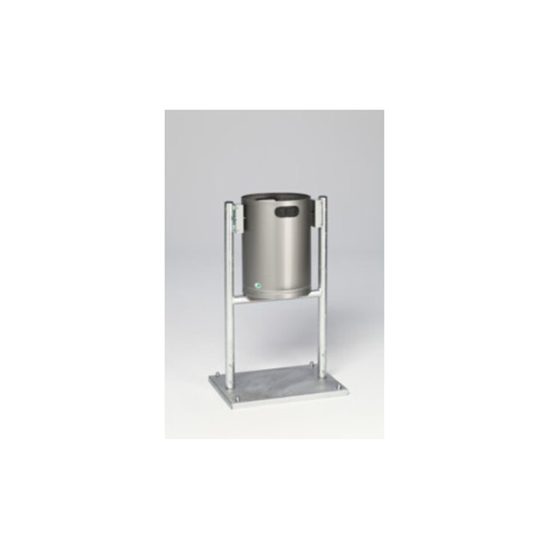 VAR Abfallsammelgerät Typ AG 02 Edelstahl 27 l