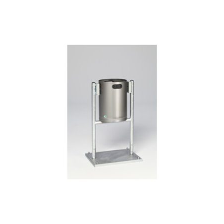 VAR Abfallsammelgerät Typ AG 02 Edelstahl 27 l