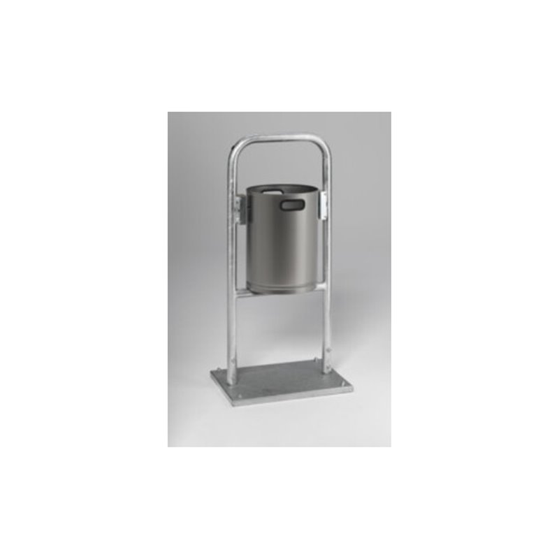 VAR Abfallsammelgerät Typ AG 04 Edelstahl 27 l