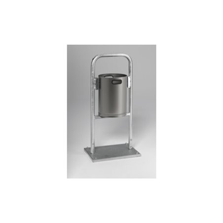 VAR Abfallsammelgerät Typ AG 04 Edelstahl 27 l