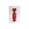 VAR Ascher/Abfall-Kombination H 98 rot (RAL 3000) 13 l