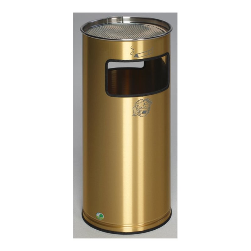 VAR Messing-Ausführung: Abfallsammler/Ascher H 70 MS/VA Edelstahl 37,4 l