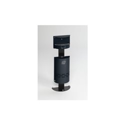 VAR Ascher/Abfall-Kombination H 98 anthrazit (RAL 7021) 13 l