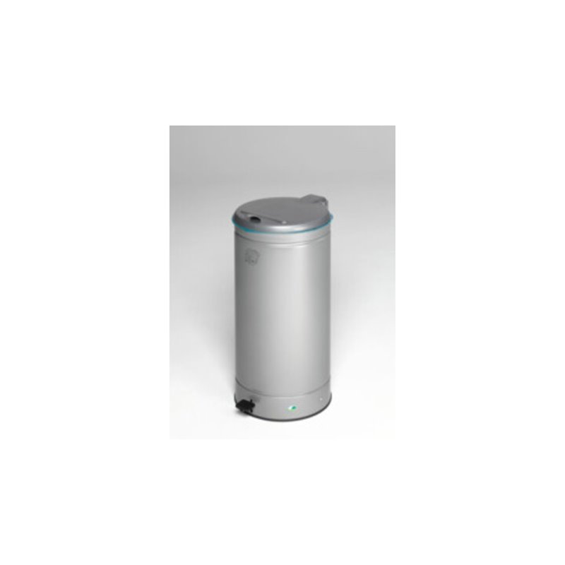 VAR Großvolumiger Abfallsammler (GVA) 66 l mit Fußpedal silber 66 l