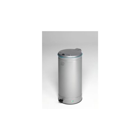 VAR Großvolumiger Abfallsammler (GVA) 66 l mit Fußpedal silber 66 l