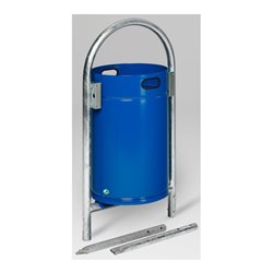 VAR Rohrbogenständer RB 005 enzianblau 60 l