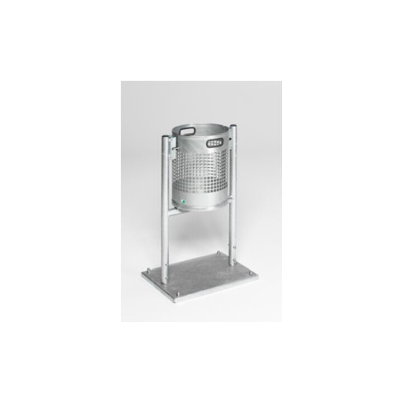 VAR Abfallsammelgerät Typ AG 02 feuerverzinkt 27 l