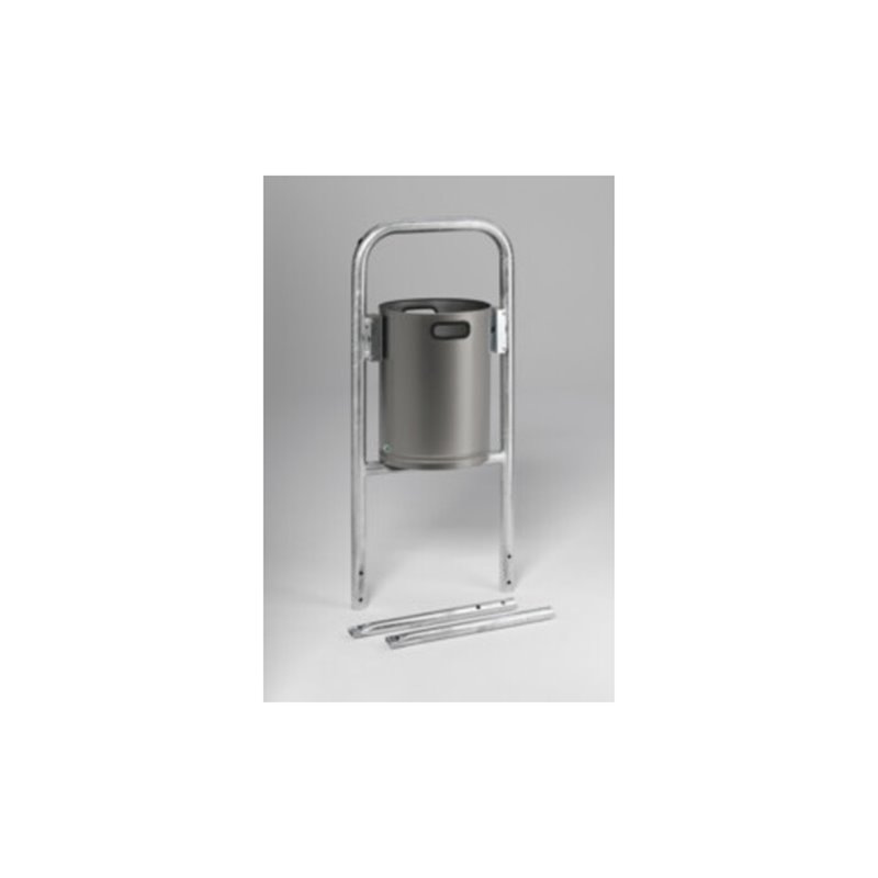 VAR Abfallsammelgerät Typ AG 05 Edelstahl 27 l