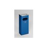 VAR Ascher/Abfallsammler 32 l Abdeckung Edelstahl poliert enzianblau (RAL 5010) 32 l