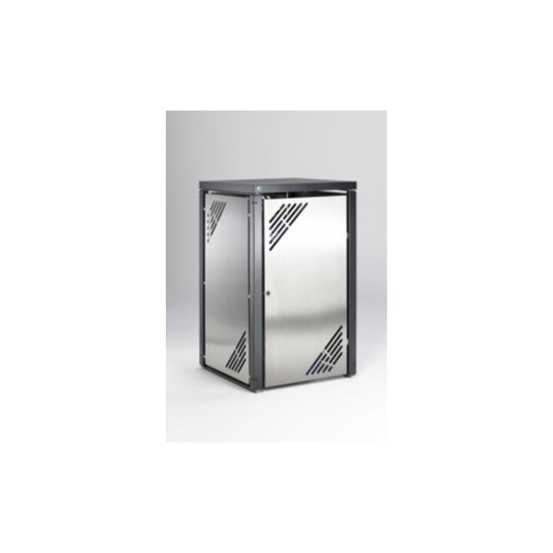 VAR Müllbehälterschrank MBS 2 Edelstahl