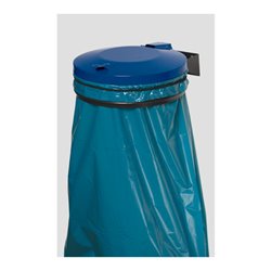 VAR Wandhalterung anthrazit mit Deckel enzianblau