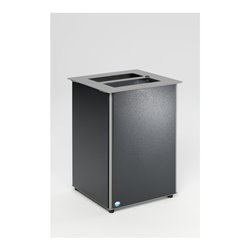 VAR Abfallbehälter AB 01 antik-silber/silber 80 l