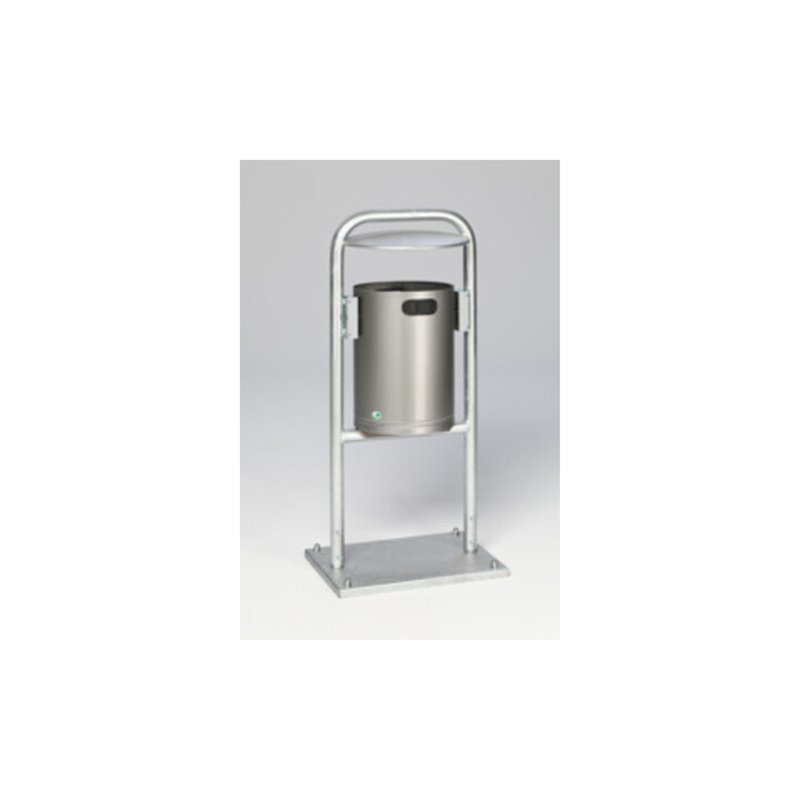 VAR Abfallsammelgerät Typ AG 06 Edelstahl 27 l