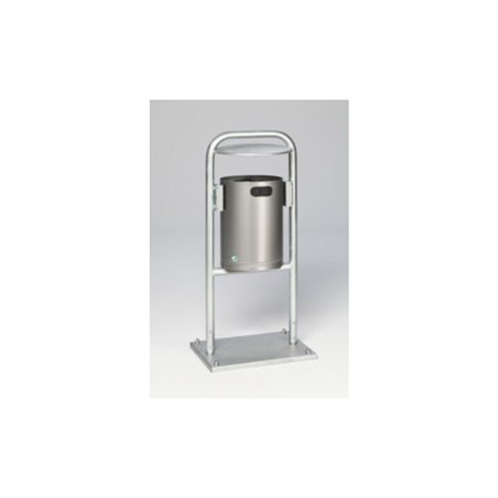 VAR Abfallsammelgerät Typ AG 06 Edelstahl 27 l