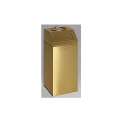 VAR Messing-Ausführung: Abfallsammler/Ascher 76 L Aschereinsatz Messing 82 l