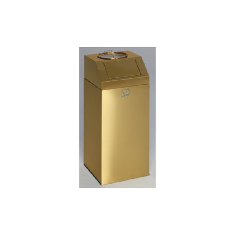 VAR Messing-Ausführung: Abfallsammler/Ascher 76 L Aschereinsatz Messing 82 l