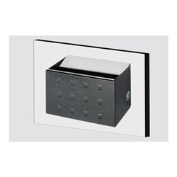 VAR Wandascher WH 13 Alu eloxiert antik-silber 0,8 l