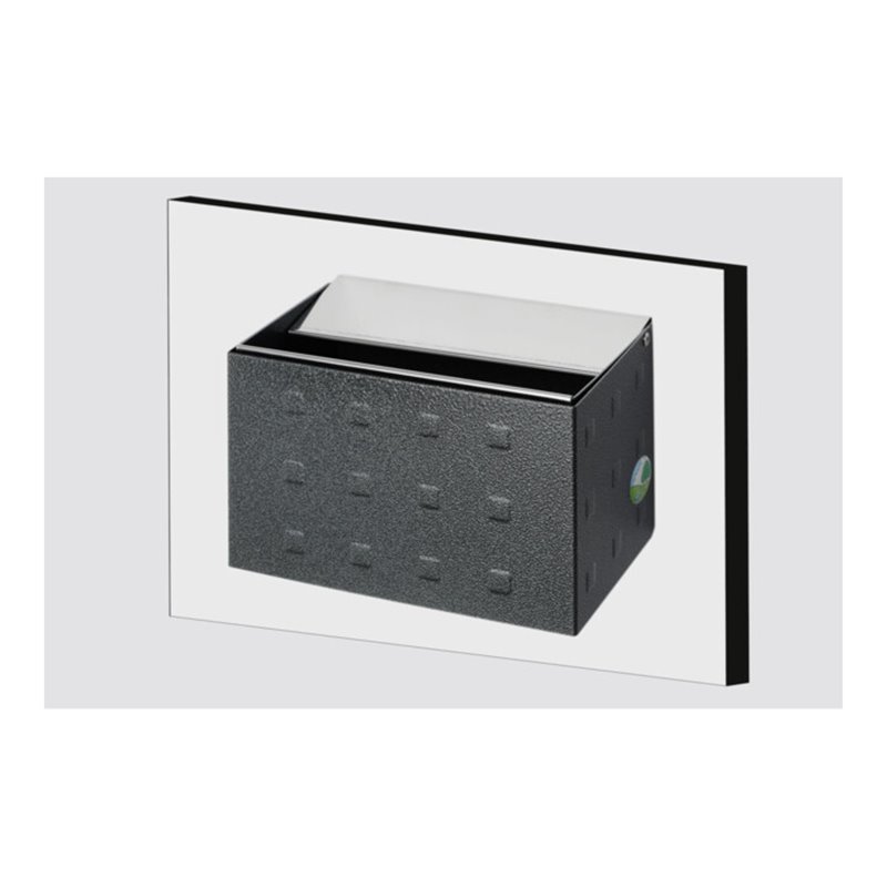 VAR Wandascher WH 13 Alu eloxiert antik-silber 0,8 l