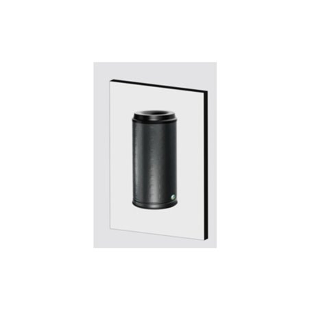 VAR Papierkorb Inhalt Wandausführung Alu eloxiert antik-silber 20 l