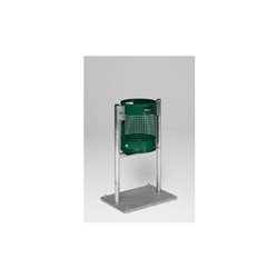 VAR Abfallsammelgerät Typ AG 02 moosgrün 27 l