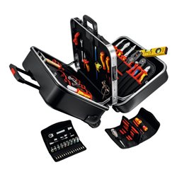 Knipex Werkzeugkoffer ''BIG Twin Move'' Elektro 65-teilig