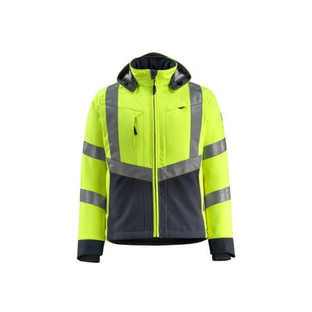 Mascot Blackpool Soft Shell Jacke hi-vis gelb/schwarzblau