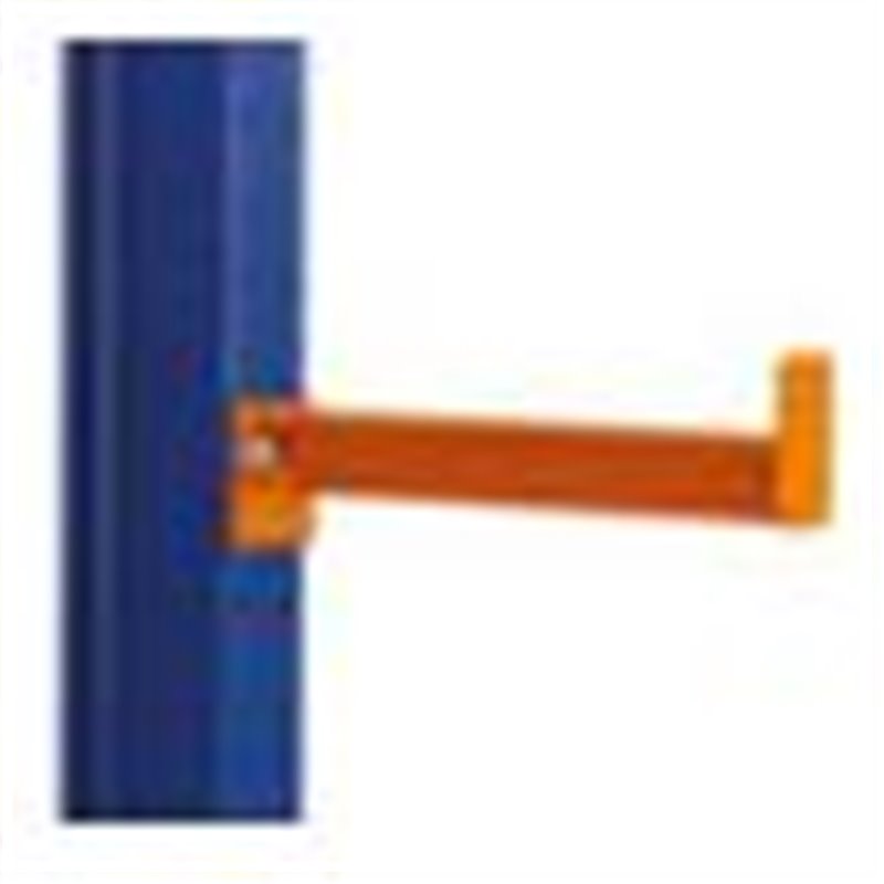 Kragarm inkl. angeschw. Abrollsicherung Höhe 50 mm, Profil U 50/25, RAL 2004 reinorange