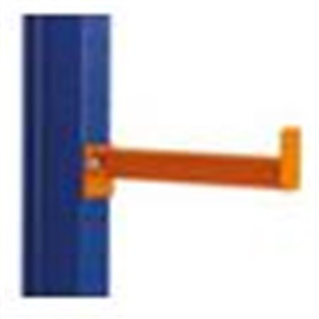 Kragarm inkl. angeschw. Abrollsicherung Höhe 50 mm, Profil U 50/25, RAL 2004 reinorange