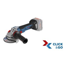 Bosch Akku-Winkelschleifer GWS 18V-10 C, Solo Version, L-BOXX