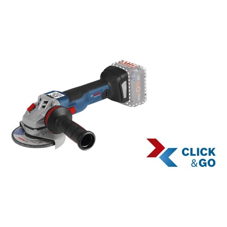 Bosch Akku-Winkelschleifer GWS 18V-10 C, Solo Version, L-BOXX