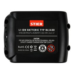 STIER Akku für Makita Typ BL1430 3,0 Ah 14,4 V