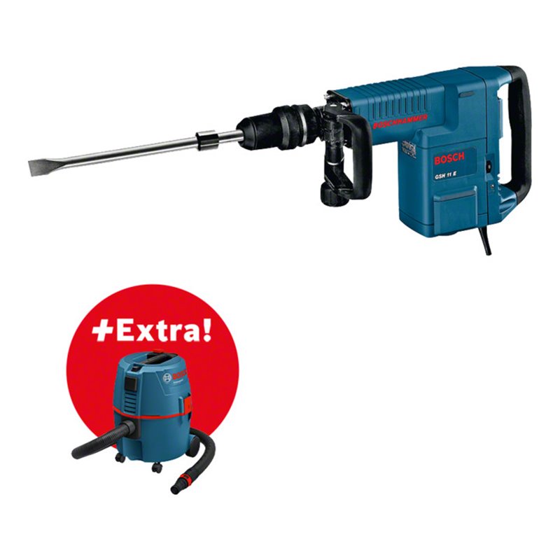 Bosch Abbruchhammer GSH 11 E und Nass-/Trockensauger GAS 20 L SFC