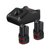 Bosch Akku Starter-Set: 2 x GBA 12 Volt 3,0 Ah und GAL 12V-40