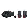 Bosch Akku Starter-Set: 2 x GBA 12 Volt 2,0 Ah und GAL 12V-40