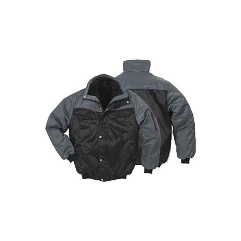 Fristads Piloten-Winterjacke schwarz/grau