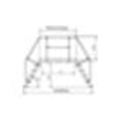 Günzburger Aluminium-Überstieg 60° zweiter Handlauf