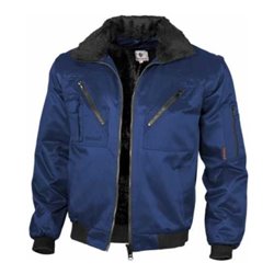 Qualitex Pilotenjacke mit Teddyfutter marine