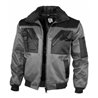 Qualitex Pilotenjacke mit Teddyfutter grau/schwarz