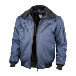 Qualitex Pilotenjacke mit Teddyfutter marine hell