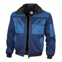 Qualitex Pilotenjacke mit Teddyfutter marine/königsblau